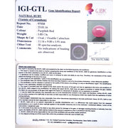 6.50 Ratti Natural New Burma Ruby with Govt. Lab Certificate-(12210)